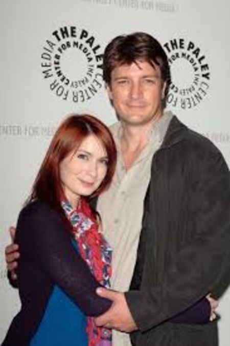 Nathan Fillion was romantically linked with Felicia Day in 2009.